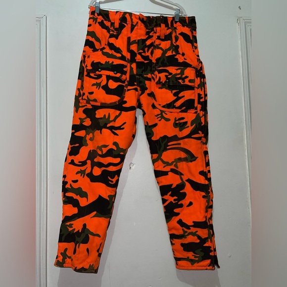 Vintage Rare Mens Camouflage Hunting Insulated Winter Cargo pants